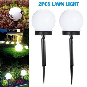 Pcs LED Solar Light Ball Shape Lawn Lamp Outdoor Waterproof Courtyard Garden Pathway Decoration Automatically Lighting Lamps