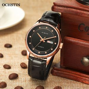 Men's 2021 Watch City Series Automatic Mechanical Sapphire Glass Date Week Double Display Male Luxury Casual Wristwatch Wristwatches