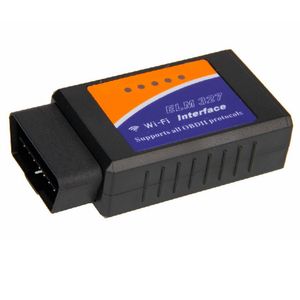 10st WiFi Elm327 OBD2 Auto Scanner för PC WiFi Elm OBD II Diagnostisk kabelskanningsverktyg