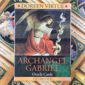 İngilizce Archangel Gabriel Oracles S Tarot Kurulu Oyunu Arkadaşı Parti Eğlence Oyuncaklar için Kehanet Oyun Kartı