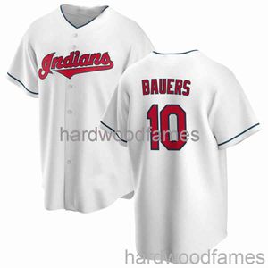 Custom Jake Bauers # 10 Jersey Stitched Homens Mulheres Juventude Kid Beisebol Jersey XS-6XL
