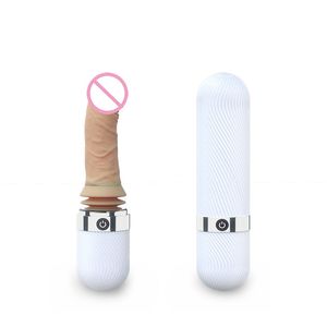 Realistic Dildo Machine Adult Electric vibrator Ladies Vagina Stimulator Vibrating Sex Toy G Spot Clitoris Stimulators Female Women Masturbating Device ZL0062
