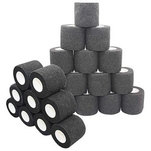 24 rolls 5cm*4.5m Self-adhesive Bandage Non Woven Finger Joints Pet Vet Wrap Elastic Medical Therapy Sports Muscle Cohesive Tape