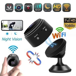 A9 P Full HD MINI CAMERAS SPY VIDEO CAM WIFI IP Draadloze Beveiliging Verborgen Indoor Home Surveillance Night Vision kleine camcorder met retailpakket