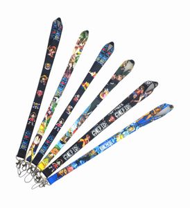 Beststyle Cartoon Anime Lanyard Strap For Keychain ID Card Cover Pass Gym USB Badge Holder Key Ring Neck Straps Accessories