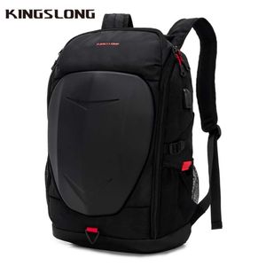 Kingslong 17-дюймовый рюкзак для ноутбука для мужчин путешествия игровые мотоцикла работает рюкзак водонепроницаемый бизнес ноутбук рюкзак мужчины mochila 210929