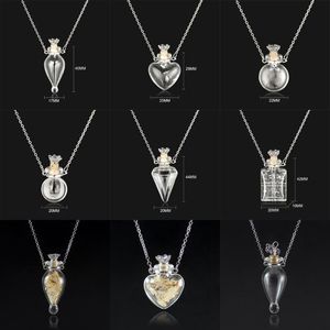 Wholesale ash holder necklaces for sale - Group buy Pendant Necklaces Glass Memorial Urn Cremation Necklace Ash Holder Keepsake Jewelry Or Fetal Hair Bottle
