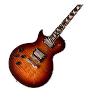 2021 Lewa ręka Gibuson LP Electric Guitar ciągi Roodewod Fingerboard Dostosowywanie pomocy technicznej Most Tune O Matic Freeshipping