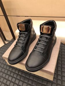 Mode män designer skor pläd tryckt svart vit streetwear lyx mens party sport casual sneaker tränare sko med originallåda