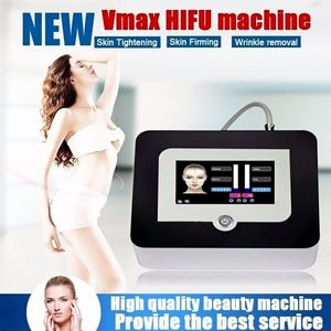 Portabel HIFU VMAX RF Radar Line Carve Ultraljud Kroppsform Slimming Anti-rynka Face Lift Wrinkle Removal Machine V-Max Therapy Device-enhet