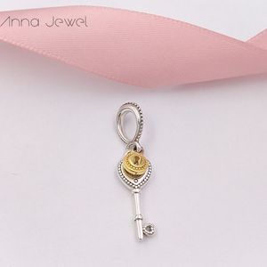 charms for jewelry making kit Key to My Heart pandora 925 Sterling silver gold braclet beads kids women men chain indian bangles necklace pendant birthday gift 796593