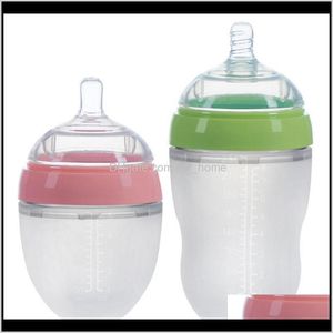 4 Styles Born Wide Caliber Antiflatulence Sile With Handle Supplies Kids Milk Food Feeding Tools Ptsti Bottles Kcpei
