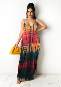 Nowe letnie kobiety sukienki Maxi Piękna jednoczęściowa sukienka swobodna luźna spódnice moda dziewczyny plaż