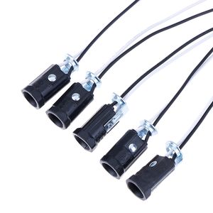 CANDELABRA BASE E12 Lamphållare Ljusuttag Keyless 20cm Wire Leads Tillbehör Bulb Lighting Replacement Parts