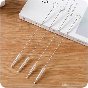 Stainless steel straw cleaning brush brush 175/ 200mm/240MM nylon straw brush drinking water pipe cleaner baby bottle Clean Tools