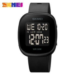 Skmei العلامة التجارية الرقمية ووتش كرونو المنبه الأزياء الرياضة ووتش الرجال الفاخرة مضيئة التقويم الإلكترونية ساعة اليد للرجل G1022