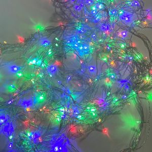 Strings 5M Christmas LED Curtain Icicle String Light Droop 0.5-0.9m Party Garden Stage Outdoor Waterproof Decorative