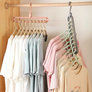 Hangers & Racks Magic Multi-port Clothes Hanger Multi-function Plastic Storage Rack