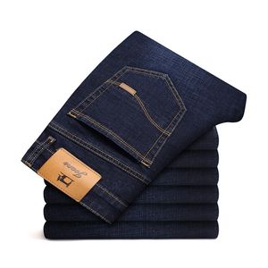 Homens jeans Alta Qualidade Famoso Brand Alta Elasticidade Denim Jeans Homens Jeans Long Calças Grande Tamanho Grande 28-40 210331