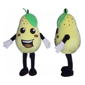 Stage Performance Pear Mascot Costume Halloween Christmas Fancy Party Cartoon Character Outfit Suit Adult Women Men Dress Carnival Unisex Adults