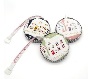 150cm/60inch Tape Measure Portable Retractable Ruler Fabric Covered Measuring Tapes Sewing Tools Creative Gifts SN2401