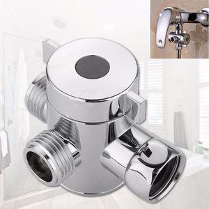 Set di accessori per il bagno Deviatore montato su braccio doccia da 1/2 pollici Valvola adattatore a T a tre vie per strumenti per rubinetti testa bidet WC