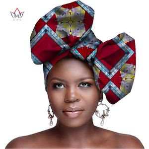 20 Färg African Head Wraps Nigerian Gele Headtie för kvinnor Rich Print Headband Traditionella Bazin Klänningar Scarf 50 * 180cm Wyb431 x0722