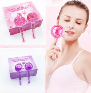 Large Magic Ice Globes Hockey Energy Face Massager Beauty Crystal Ball Facial Cooling Globe Water Wave For Eye massage 3