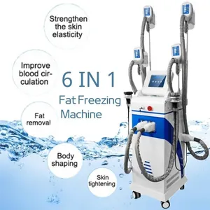 2021凍結脂肪分解脂肪凍結機スリミング40k超音波凍結療法フェイスボディRF 6パッドリポレーザー