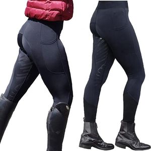 Pants Women 2021 Fashion High Waist Horse Riding Equestrian Breeches Skinny Trousers Women's Clothing Sports Pant & Capris