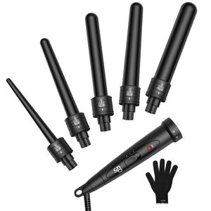 5-in-1 Wand Curling Iron Crimp Corrugation for Styling Tools 9-32mm Crimper Professional Hair Curler
