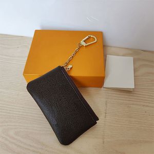 High Quality Genuine Leather Coin Purses 62650 Key Pouch Classic Zip Wallets M62650 Fashion Designer mens Holders Letter Womens purse Luxury unisex Wallet with boxs
