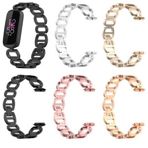 New Watch Bands Straps For Fitbit Luxe SmartWatch Band Stainless Steel Sport Metal Wrist Strap Women Jewelry Bracelet Correa Belt