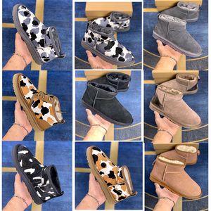 2021 Snow Women Winter Australia Boots Luxury Designer Classic Ankle Black Grey Chestnut Coffee Mini Warm Short Womens