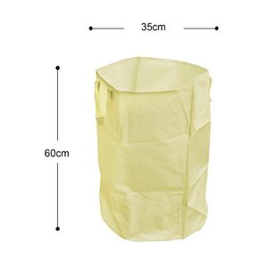 Wholesale garbage can storage for sale - Group buy Storage Bags Outdoor Falling Leaf Sack Can Foldable Garden Garbage Waste Collection Container Bag Cleaner Tool