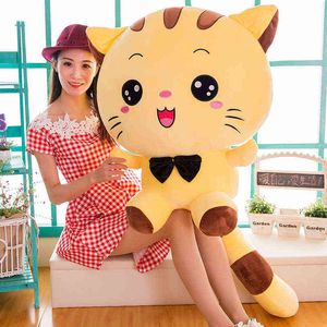 Creative cute cat plush toy doll soft fur animal child kid adult plush toy sleeping pillow family decoration girl holiday gift