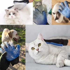 Hundepflegekamm, Haustierkatze, Reinigungshandschuh, Enthaarung, linke und rechte Hand, Haarentfernungsbürste