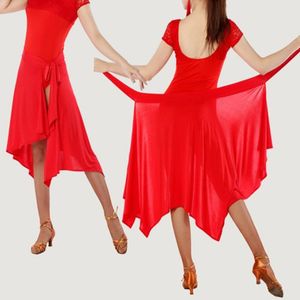 スカートヘムボールルームラテンサルサダンススカートラップセクシーなファッション服の女性不規則なヒップスカーフ