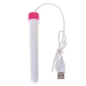 NXY Sex Masturbators Män USB Uppvärmningsstång Bar Masturbator Cup Warm Stick Vagina WarMer Torch Erotiska Leksaker för Par Vuxenprodukter 1130