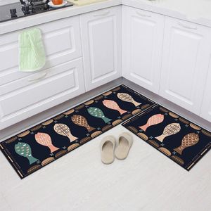 Cushion/Decorative Pillow Waterproof Door Mat Kitchen Oil-proof Area Rugs Durable Throw Rug For Living Room/hallway Washable Floor Non-slip