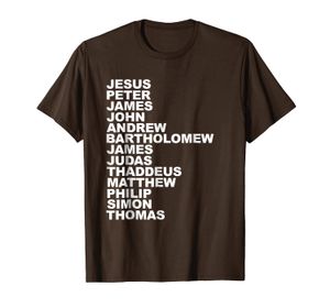 Jesus Apostles T-Shirt Jesus and the twelve disciples shirt