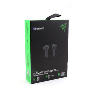 Razer Hammerhead Prawdziwe słuchawki bezprzewodowe TWS Bluetooth 5.0 High-Quality Sound Gaming Headset TWS Sports Słuchawki do gry Ultra-niskie połączenie opóźnienia