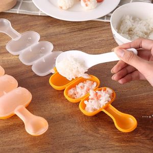 New3 Blashbs Baby Shake Рисовой шар плесень, украшения еды дети обед DIY Sushi Maker Flush кухонные инструменты Bento аксессуары RRA11073