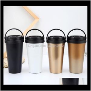 Mugs 304 Stainless Steel Portable Vacuum Insulated Cup Gift Coffee Mug Keep Warm And Cold 500Ml F5Emr Kr3Zg