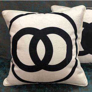 High Quality Pillow Fashionable Classical Cushion Home Textiles Car Sofa Pillowcase Decorative Brand Cushions Living Room Wool Pillows
