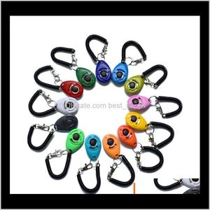 Treinamento para cães Obediência Pet Click Clicker Whistle Agility Trainer Aid Wrist Felanyard Treinamento de cães de obediência Supplies Chain BQE8P