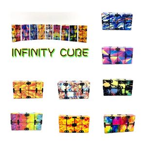 Infinity Magic Cube Creative Sky Fidget Antistress Toys Office Flip Cubic Puzzle Mini Blocks Decompression Funny Toy