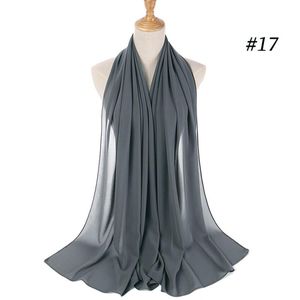 Sciarpe 2021 Donne di Modo Solido Chiffon Foulard Pronto da Indossare Sciarpa Hijab Istantaneo Scialle Musulmano Hijab Islamico Arabo Wrap Testa