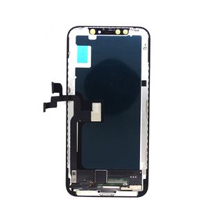 İPhone X XS TFT LCD Ekran Dokunmatik Paneller Sayısallaştırıcı Montaj Değiştirme için HK LCD Ekran