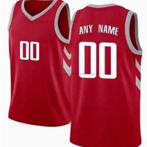 Drukowane niestandardowe DIY Design Koszulki do koszykówki Dostaciowe drużyny Drukuj spersonalizowane litery Nazwa i numer Męskie Kobiety Kids Youth Houston012